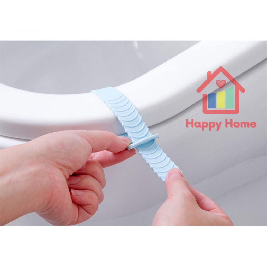 Dây cao su nhấc nắp bồn cầu, nâng bảo đảm vệ sinh Happy Home