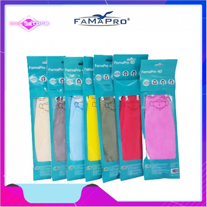 Khẩu Trang Y Tế Kháng Khuẩn Cao Cấp Famapro 4D - 98% Lọc Bụi, Kháng Khuẩn, Virus,Tia UV [ TÚI ] | BigBuy360 - bigbuy360.vn