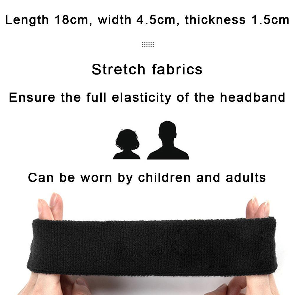 Băng Đô Thể Thao Chất Liệu Cotton Thấm Hút Mồ Hôi Cho Nam Nữ M9I8
