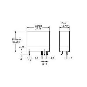 G2R-2 5V 12V 24VDC  Rơ le trung gian, relay omron 8 chân