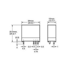 G2R-2 5V 12V 24VDC  Rơ le trung gian, relay omron 8 chân