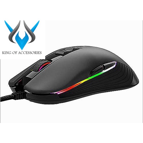 [Gaming Mouse] Chuột chuyên Game 8D Rainbow F600, Led RGB, DPI 10000 (Đen) - Phụ Kiện 1986