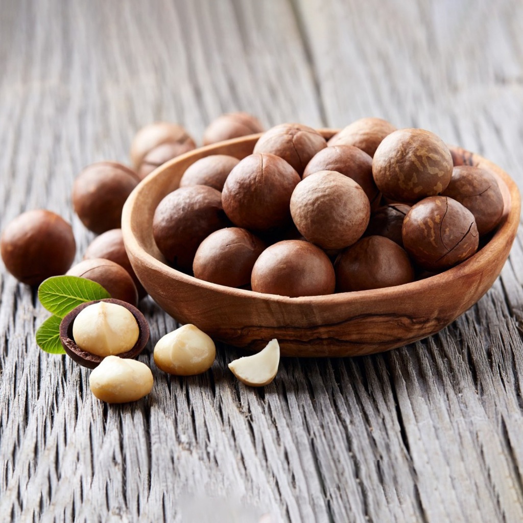 Hạt Macca 500G Nứt Vỏ Tây Nguyên Tăng Cường Sức Khỏe Tim Mạch, Giúp Cải Thiện Sức Khỏe Đường Ruột