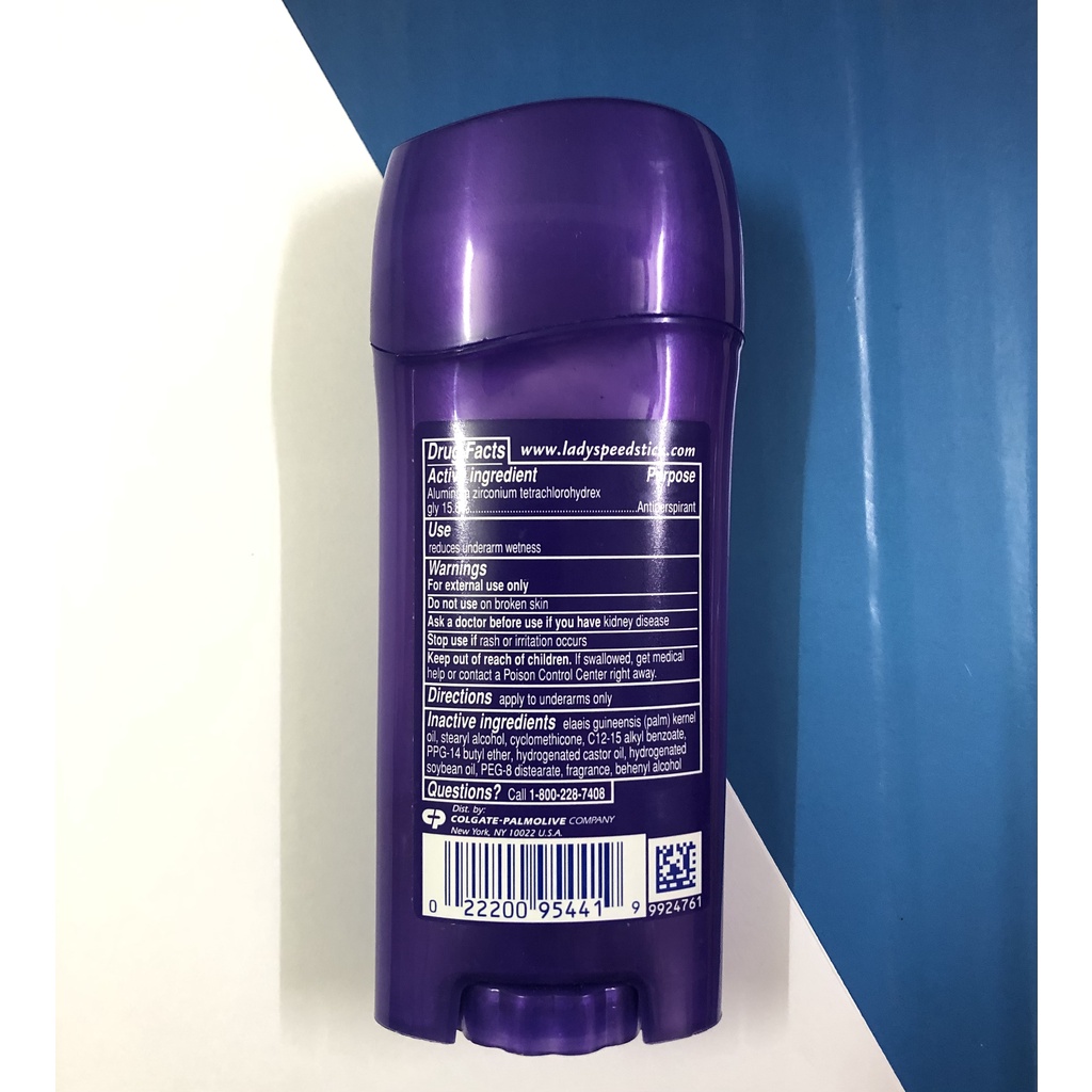 Lăn khử mùi Lady Speed Stick 48h dạng sáp 65g - Mỹ