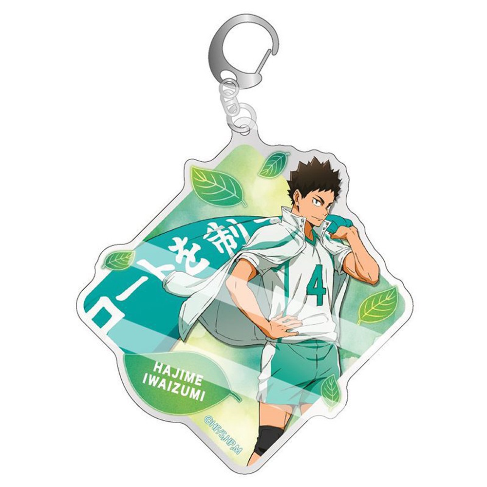 1 móc khóa nhựa acrylic họa tiết hoạt hình dễ thương