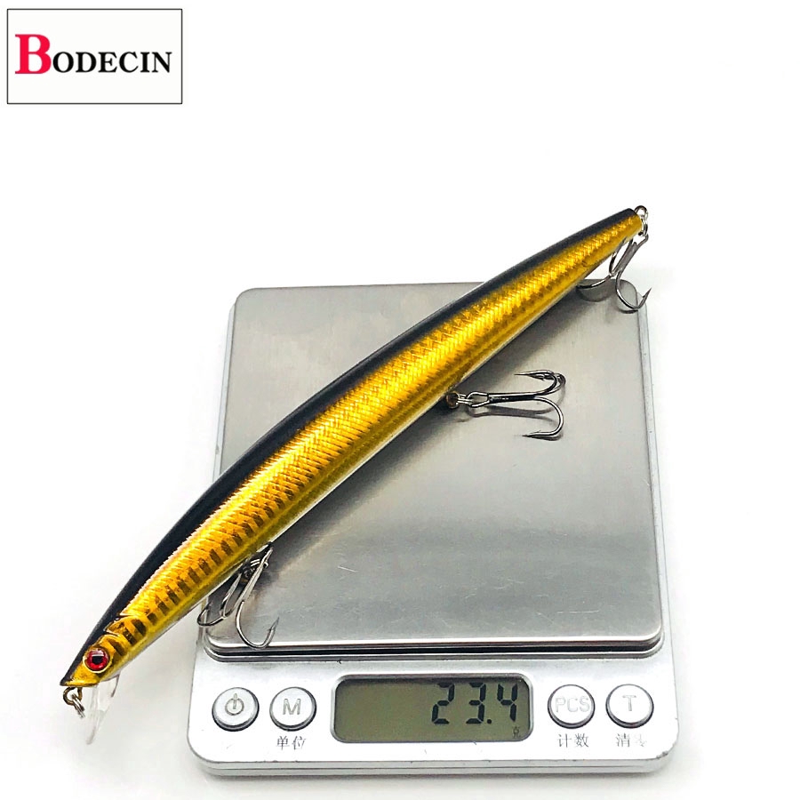 Mồi Câu Cá Giả Bằng Nhựa Cứng 23.4g 18cm