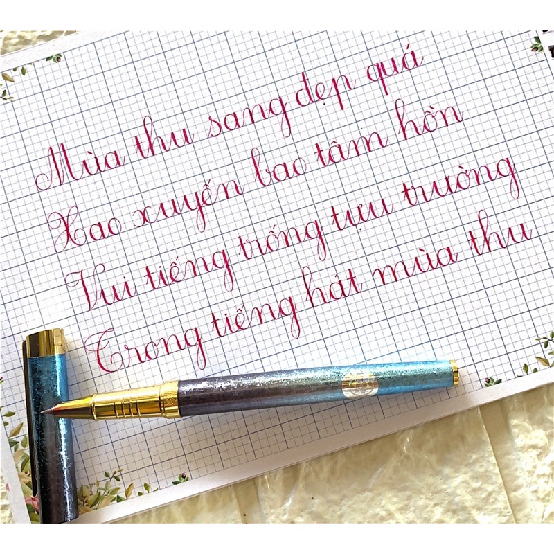 Hoàng ngọc T09 💥NEW💥 ngòi lá tre thanh đậm