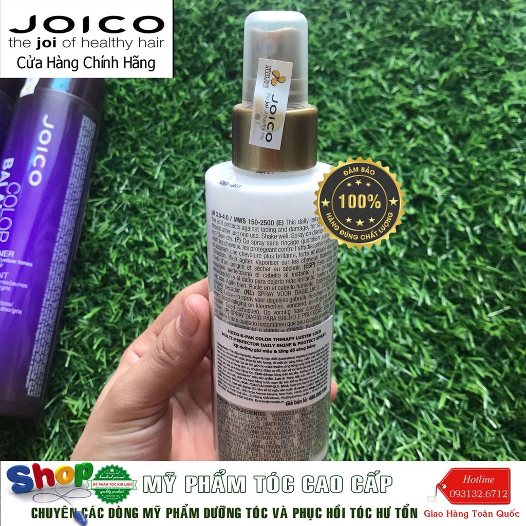 [Joico-chính hãng] Xịt Dưỡng Giữ Màu Và Tăng Cường Sáng Bóng Joico K-Pak Color Therapy Spray