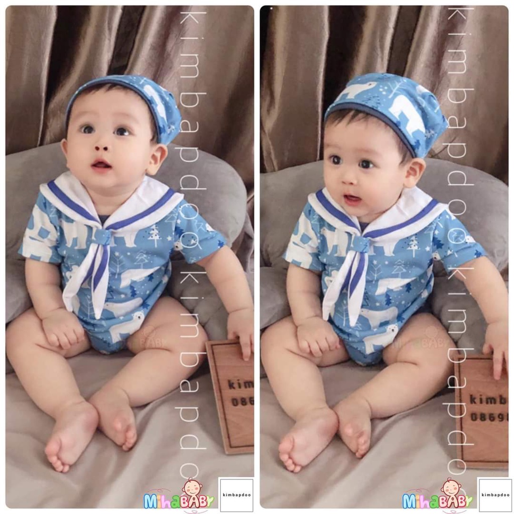 Thanh Lý Bodysuit Hải Quân Rơi Nhiều Mẫu Cho Bé - Mihababy