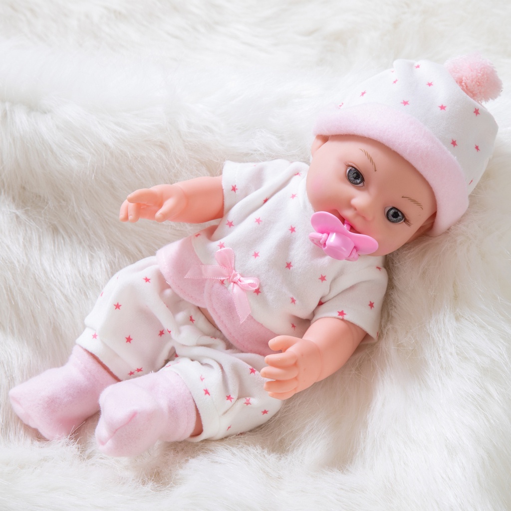 Búp Bê Sơ Sinh Silicone 12 Inches Sống Động Như Thật