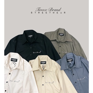 Áo SƠMI TAY DÀI BASIC BY TWOCE BRAND