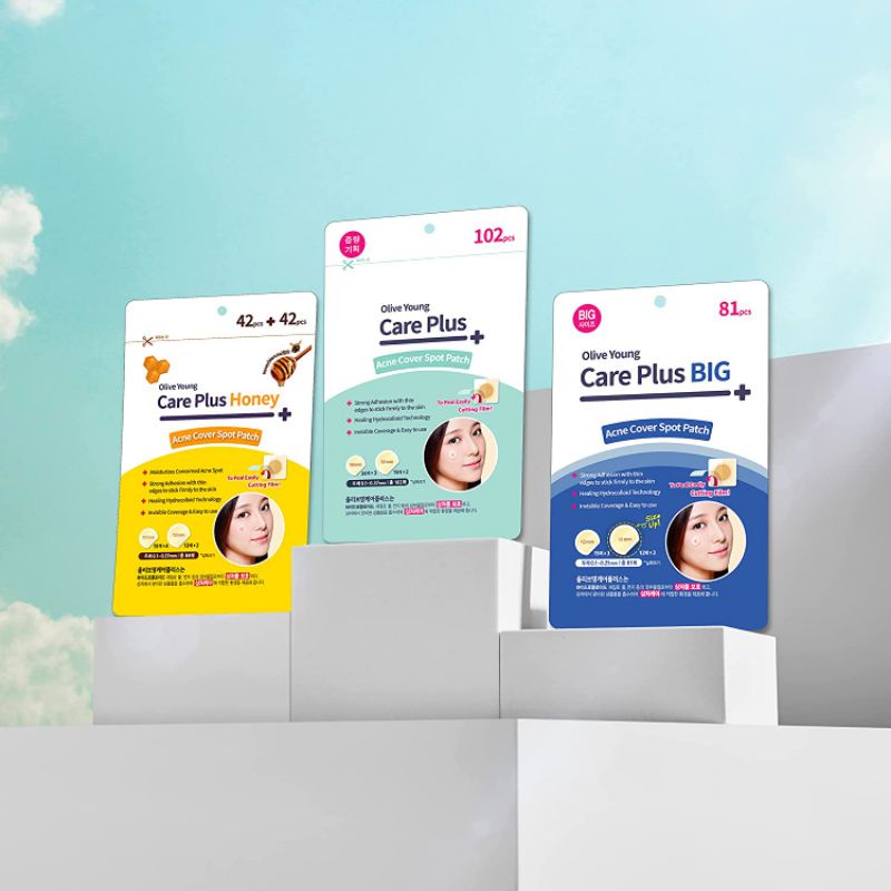 Miếng dán mụn Careplus Olive Young Hàn Quốc chính hãng