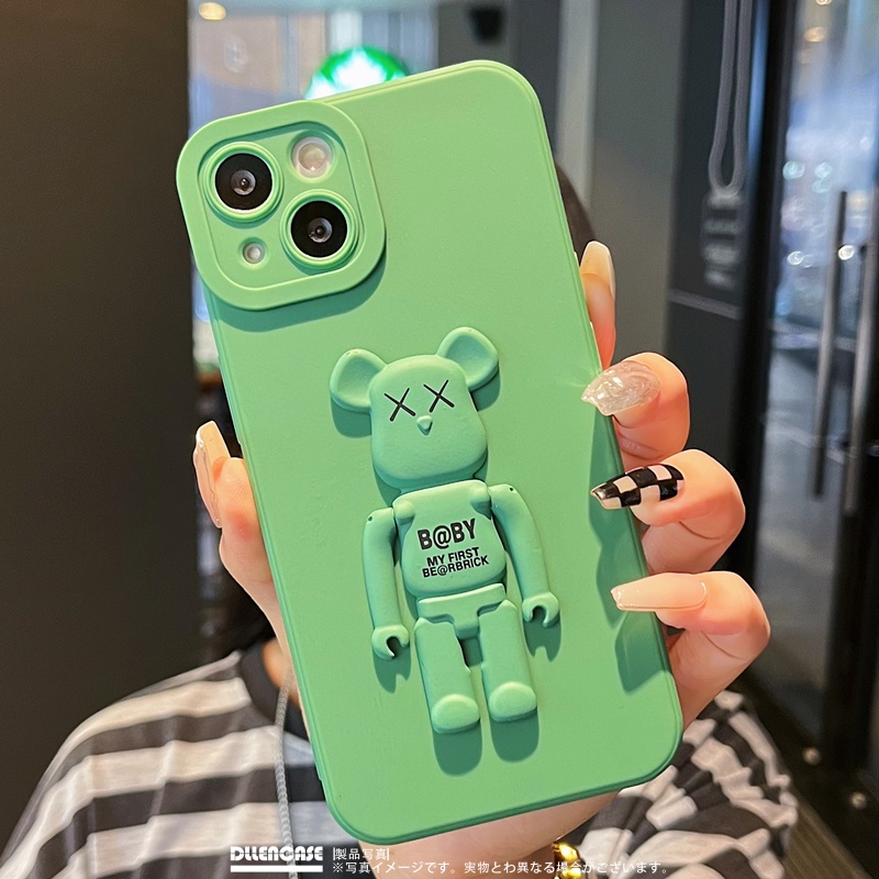 Ốp điện thoại Dllencase silicon mềm chống sốc có giá đỡ thích hợp cho iPhone 14 13 12 11 Pro Max X/XS/XR