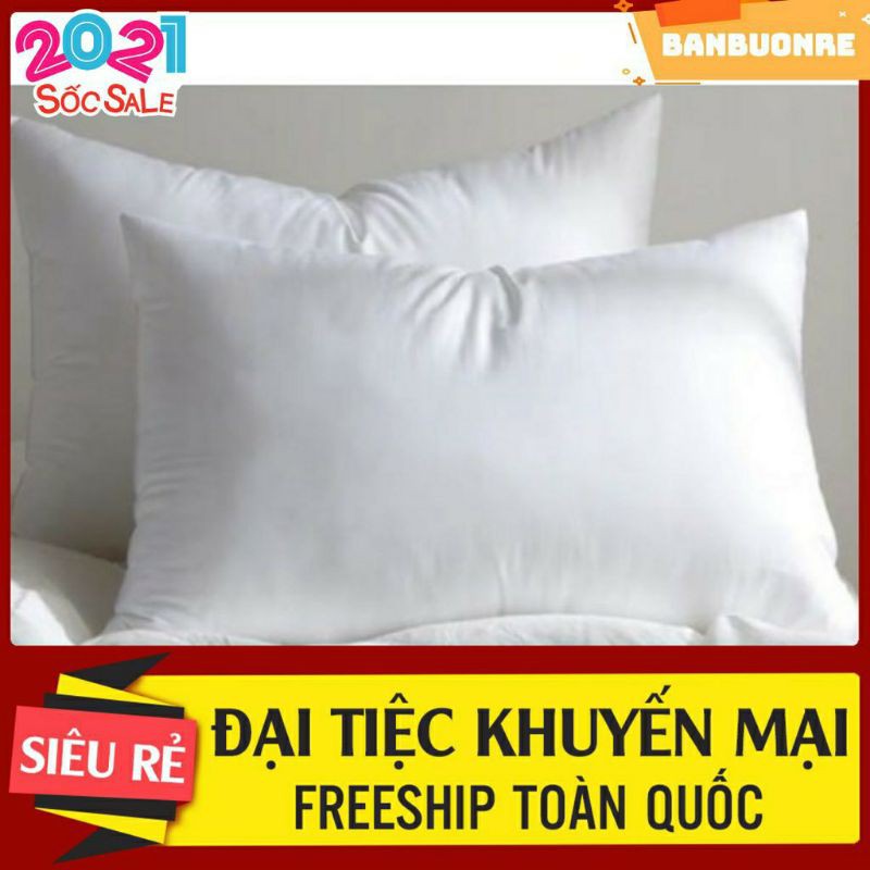 2 ruột gối đầu hoặc 2 ruột gối tựa hoặc 1 ruột gối ôm