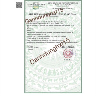 Ostelin Vitamin D dạng nước (20ml) (từ 6 tháng)