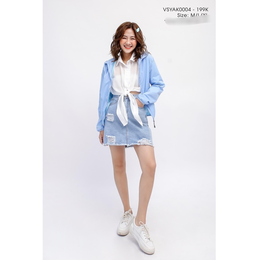 áo khoác dù nữ 2 lớp chống nước nhiều màu