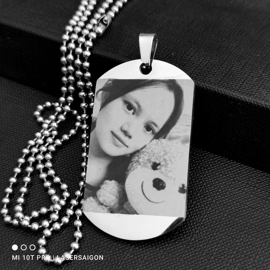 Combo dây bi Dogtag thẻ bài US khắc theo yêu cầu