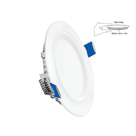 Roman Đèn LED Downlight Siêu Mỏng Nhôm 1 Màu Ánh Sáng 9W - Chip LED Osram Cao Cấp, Driver Rời, Tuổi Thọ > 30.000 Giờ