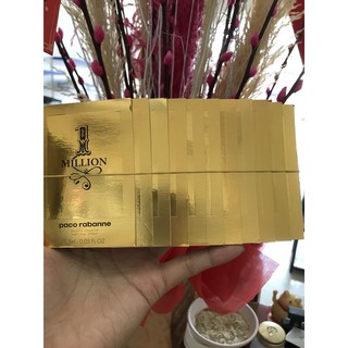 mẫu thử vial nước hoa 1 million paco rabanne edt 1.5ml