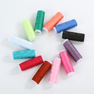 Set 39 cuộn chỉ may vá bằng polyester 100% nhiều màu sắc