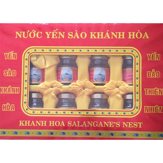 Nước yến sanest hộp 8 hũ 70ml-PP Bởi Sâm Yến Thái An