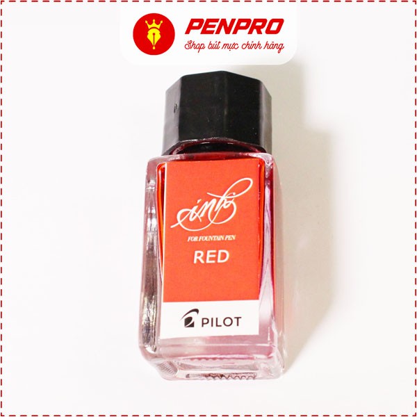 Mực Nhật Ink Pilot 15ml Đỏ, Cao Cấp, Không Lắng Cặn, Penpro
