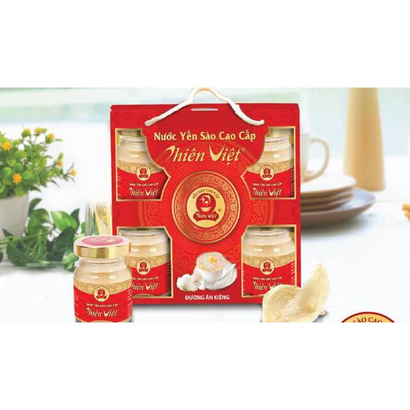 Nước yến sào Thiên Việt cho trẻ biếng ăn chậm tăng cân 6 hũ +1 hũ