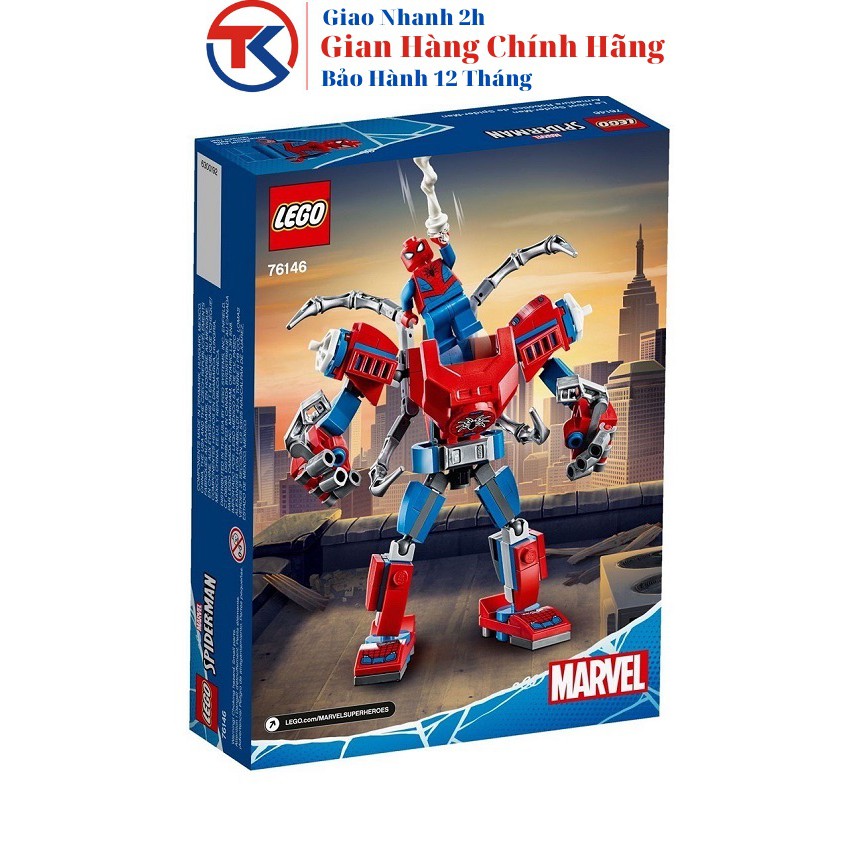 LEGO Marvel Bộ lắp ráp Chiến Giáp Người Nhện 76146 (152 Chi Tiết)