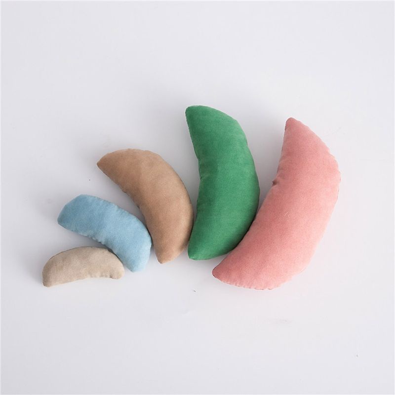 Set 6 Gối Hình Bánh Donut Làm Phụ Kiện Chụp Ảnh Cho Bé Sơ Sinh
