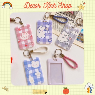 Móc khóa đựng thẻ sinh viên/nhân viên/ATM tiện lợi với thiết kế hoạt hình siêu đáng yêu❣️FREESHIP❣️