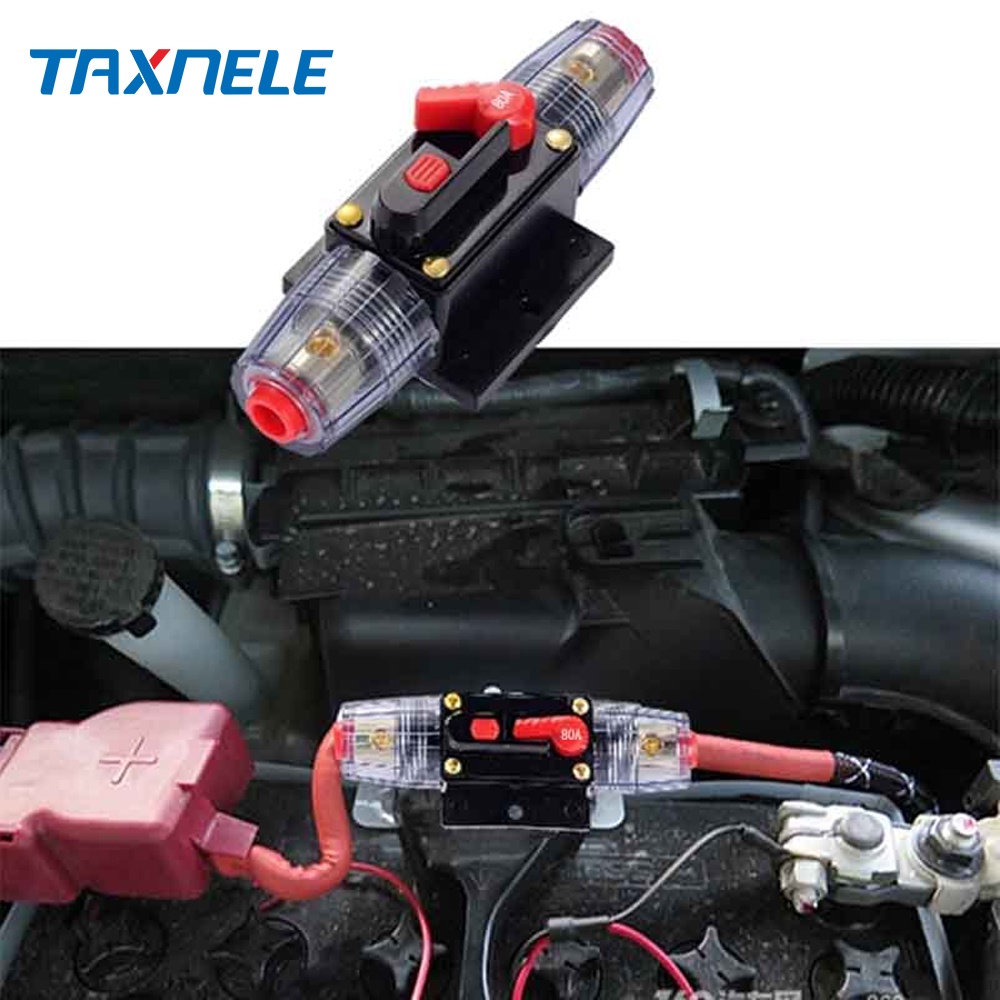 Cầu Chì Khuếch Đại Âm Thanh 50A 60A 80A 100A 150A 12V 24V DC Chuyên Dụng Cho Xe Hơi / Xe Tải