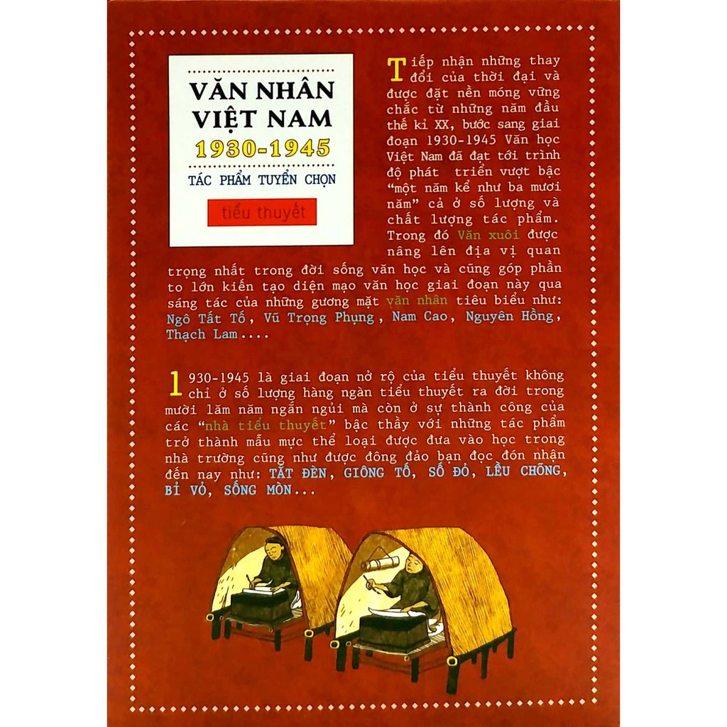 Sách Minh Long - Văn Nhân Việt Nam 1930 - 1945 (Tiểu Thuyết) - Boxset