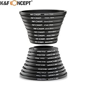 Set 18 Vòng Nối Thấu Kính Máy Ảnh 37-82mm
