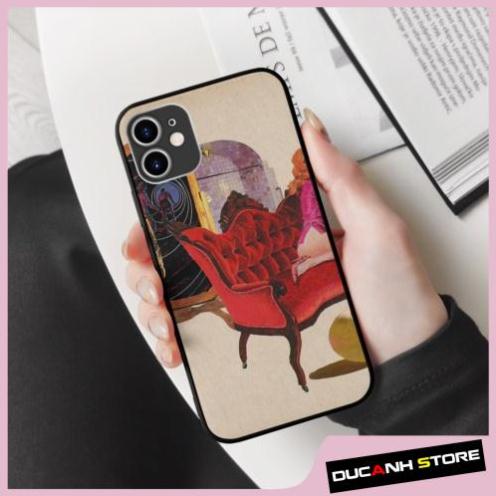 Ốp lưng iphone hình lady collage art op art cạnh vuông  cho các dòng SAMSUNG PAP20210921