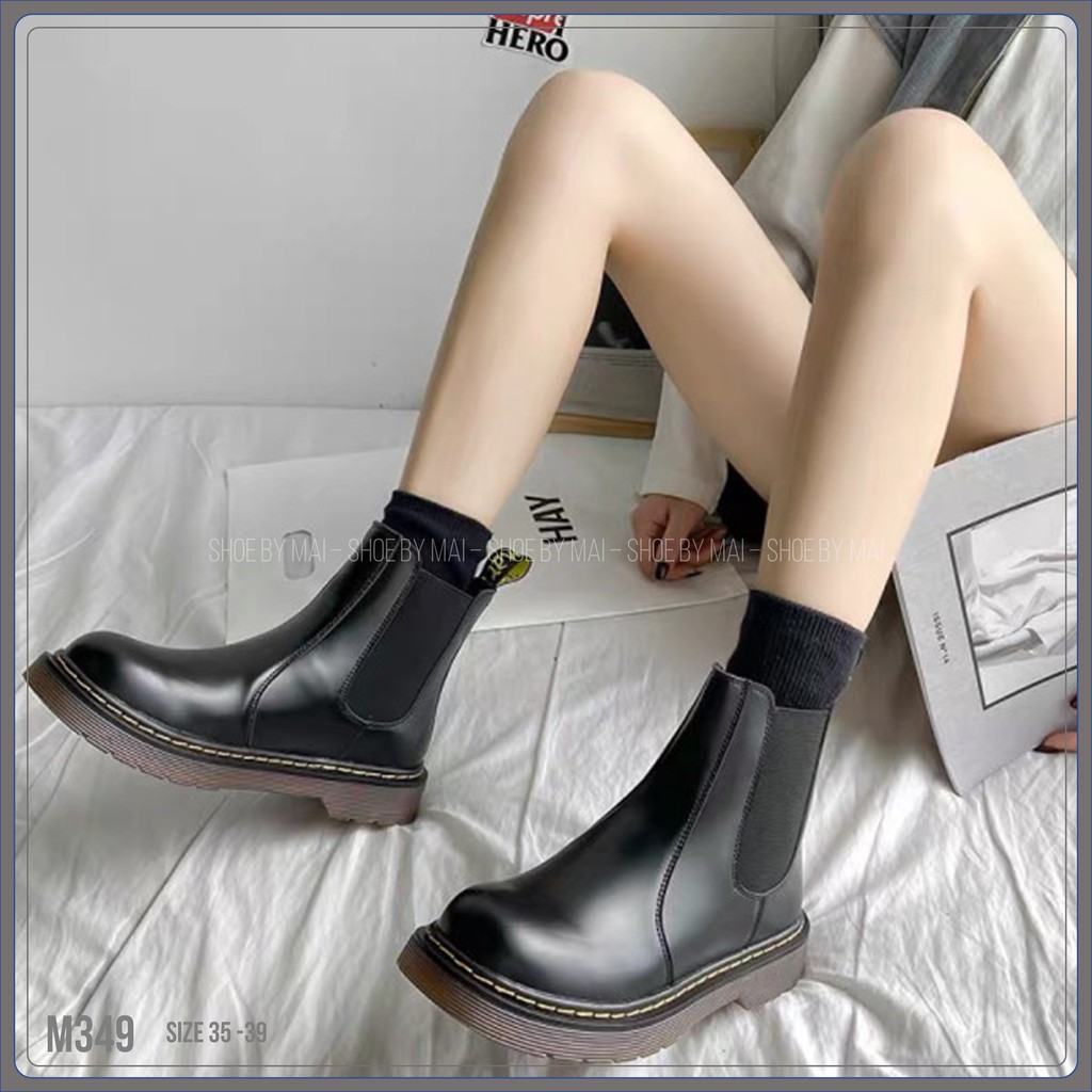 Boot Chelsea cao cổ nữ M349 SHOEBYMAI