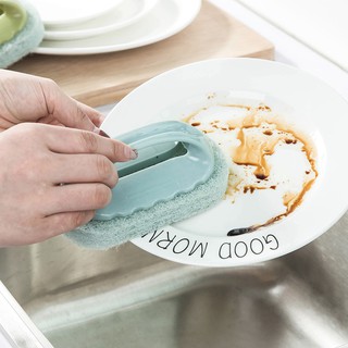 Bàn cọ chùi đa năng nhiều màu quai cầm tay