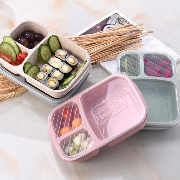 Hộp đựng cơm bento chất liệu sợi rơm lúa mạch