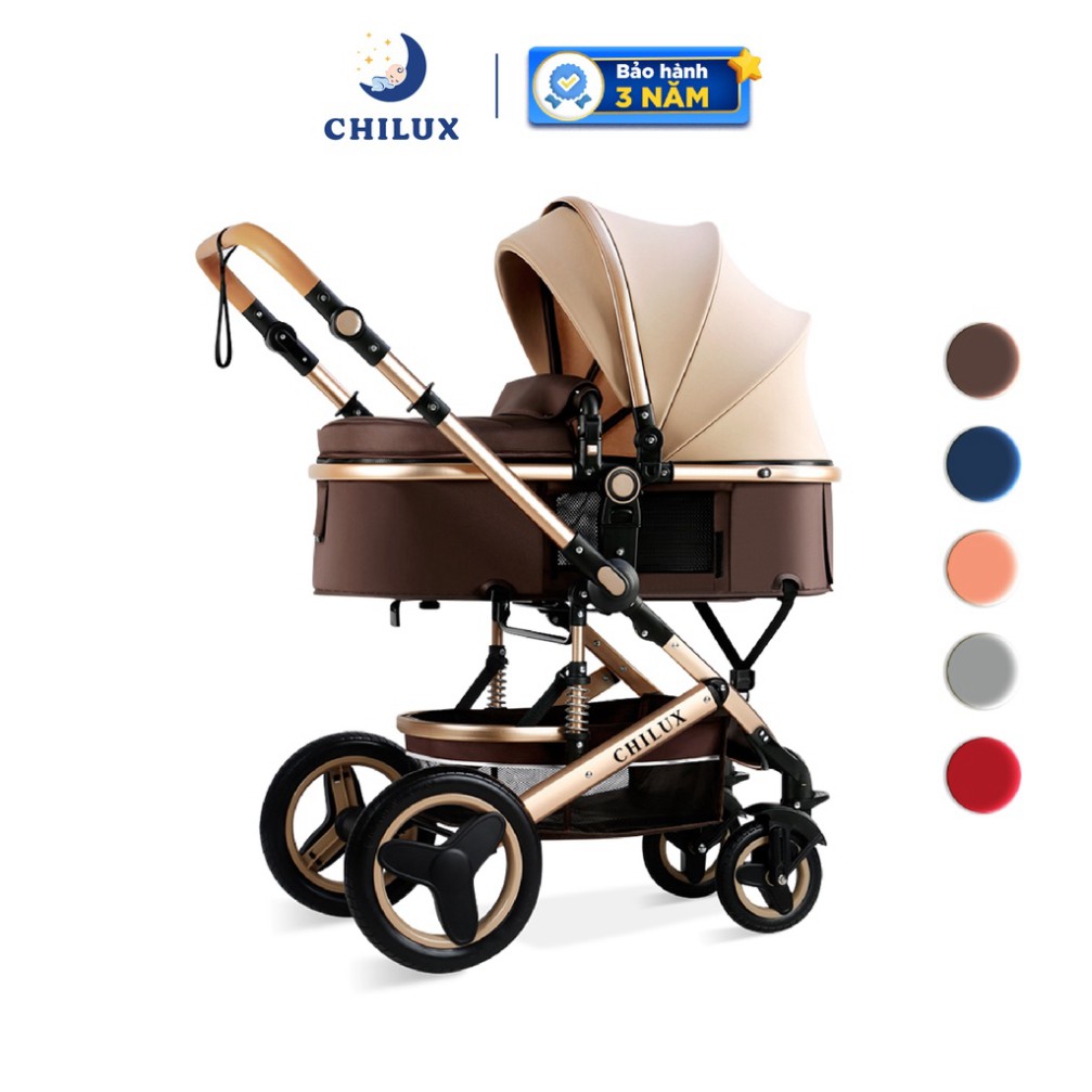 [Nhung bebu] Xe đẩy cho bé Chilux V1.6 - 9 tính năng tiện dụng cho mẹ  và bé - có thể gấp gọn