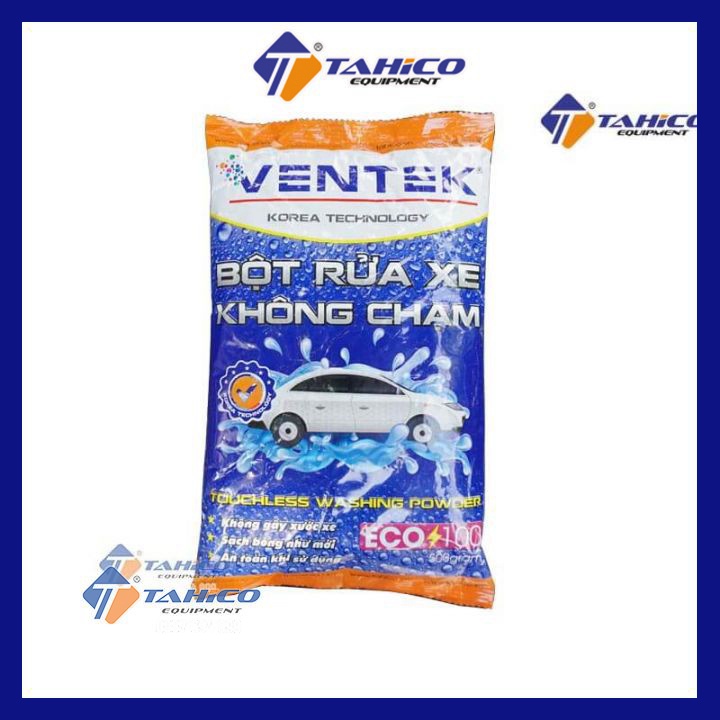 [ TẶNG KÈM MIẾNG BỌT BIỂN RỬA XE ] Combo Hai Bịch Bột Rửa Xe Bọt Tuyết Không Chạm Ventek Eco100 ⚡CHÍNH HÃNG⚡ Bột rửa xe