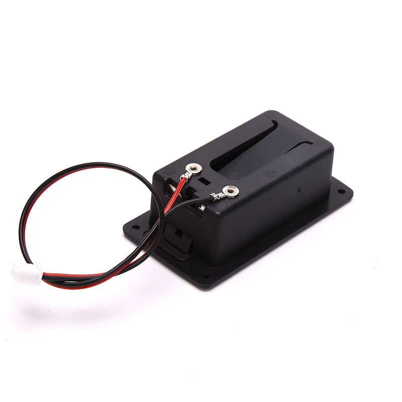 FAVN Bless Active Bass Guitar Pickup 9V Battery Boxes Battery Holder Case 2 Pin Plug Cable Glory