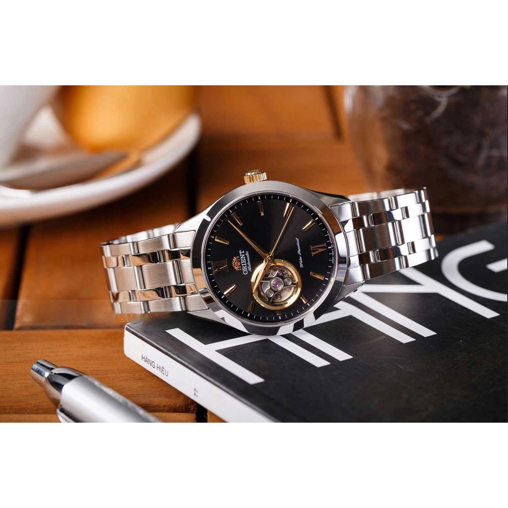 Đồng hồ cơ ORIENT FAG03002B0 HỞ TIM | AUTOMATIC OPEN HEART | DÂY THÉP 98% fullbox