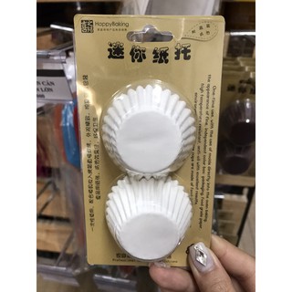 Bộ giấy lót Cupcake mềm mini 30 100c