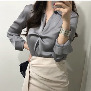 [HÀNG ORDER] Áo sơ mi lụa