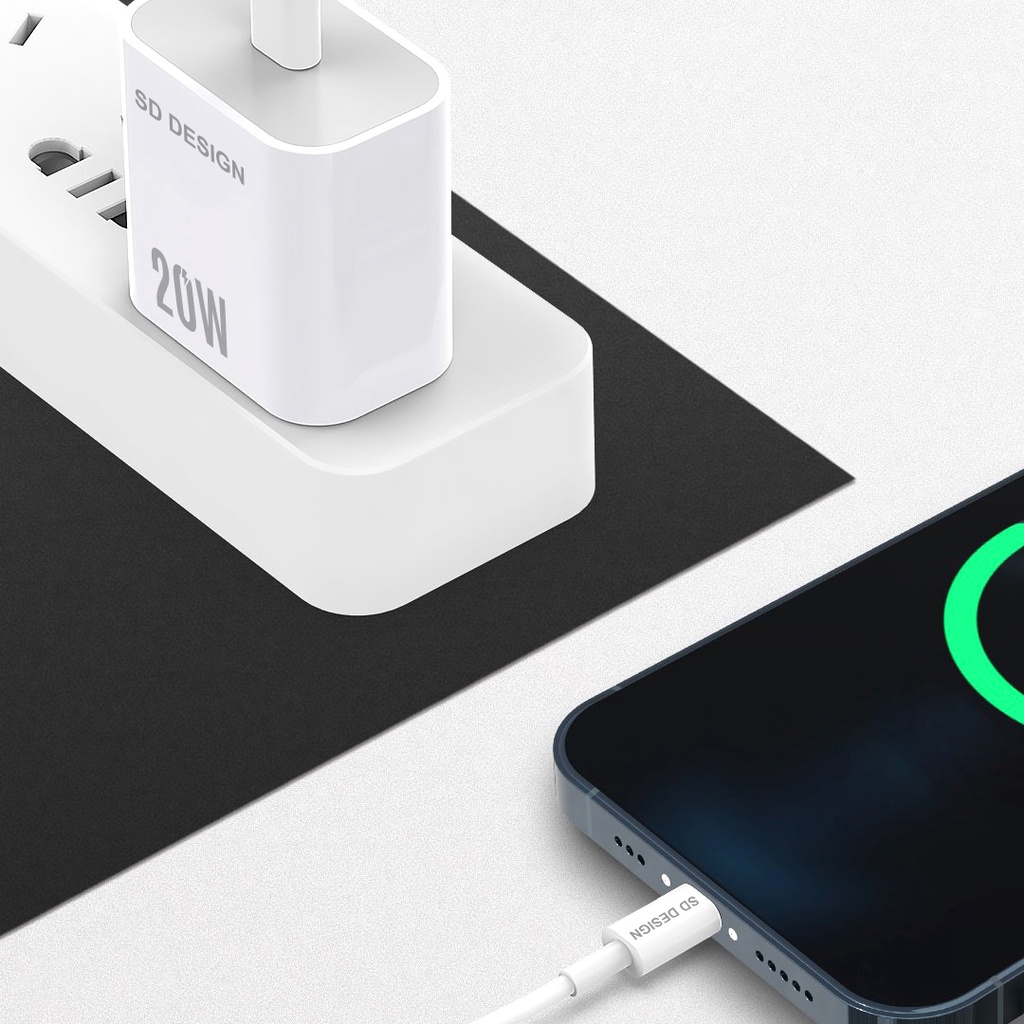 Bộ Củ Dây Cáp Sạc SD-HG06 Cho ĐT Pin Dự Phòng Tai nghe Bluetooth Case pro Vỏ Ốp lưng