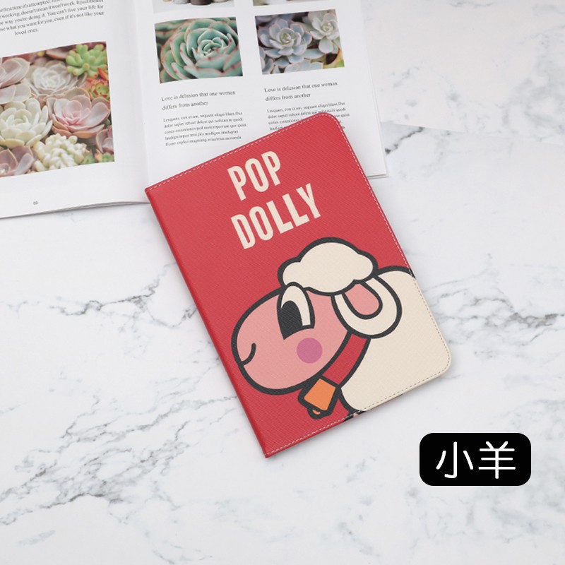 Fast Sleep Wake up Cute Cartoon Pattern PU Leather case For iPad air 1 2 | BigBuy360 - bigbuy360.vn