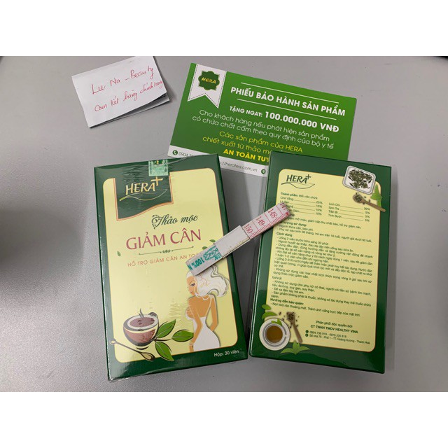 Thảo Mộc Giảm Cân Hera Hộp 30 viên Mẫu Mới Giảm Cân Hiệu Quả An Toàn | BigBuy360 - bigbuy360.vn