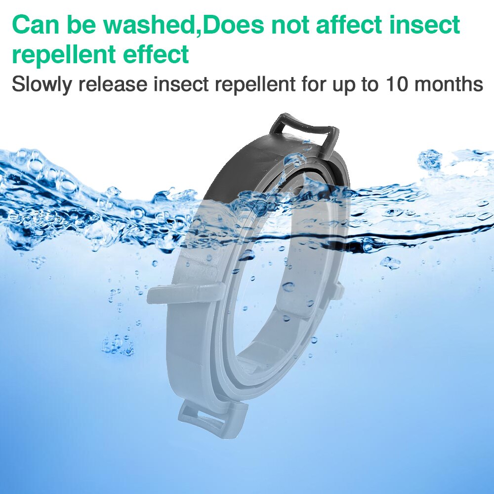 【CHILEAD】Vòng cổ giảm bọ chét rận muỗi chất liệu chống thấm nước cho thú cưng ở ngoài trời có thể điều chỉnh
