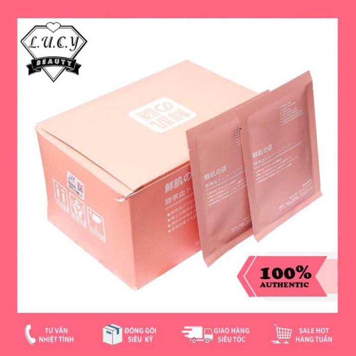Hàng Nhật- Hộp 50 Miếng - Mask Nhau Thai - Mặt Nạ Nhau Thai cừu