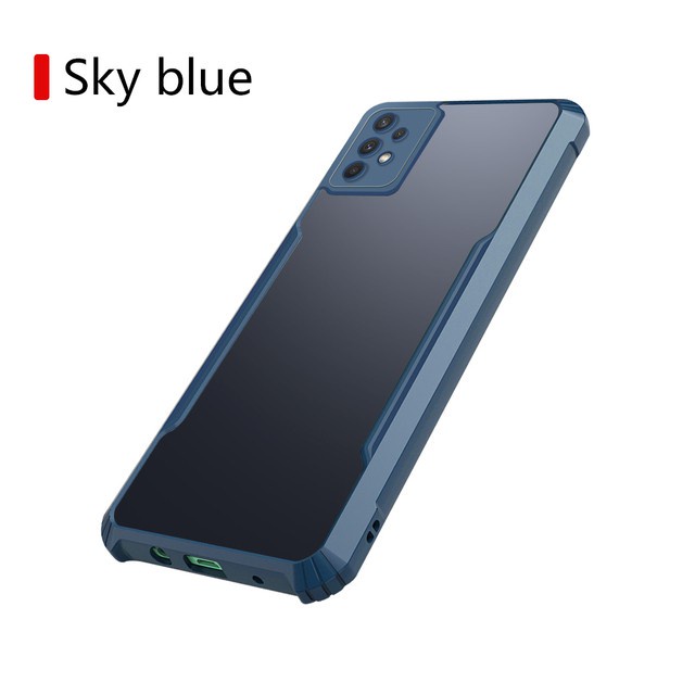 Ốp điện thoại acrylic+TPU trong suốt chống sốc cho Samsung Galaxy S23 S22 S21 S20 Plus Ultra Fe M33 4G 5G