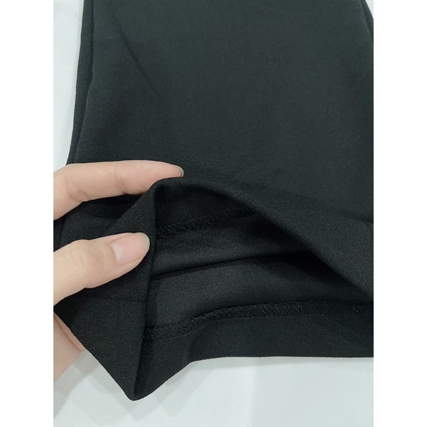 Quần ống loe nhẹ nơ eo xuất dư xịn